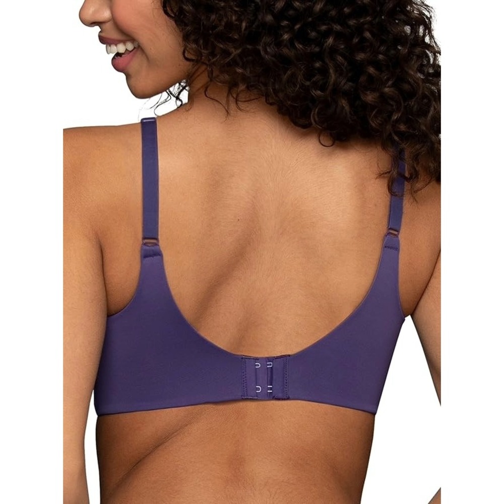 Vanity Fair Beauty Back Simple Sizing Wireless Comfort Bra XL Moody Blue NWT - Picture 9 of 11